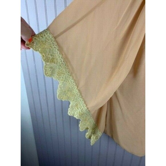 Bellatrix Size XS Womens Top Tan Dolman Sleeve Cross Over Front Lace Sco… - Picture 2 of 7